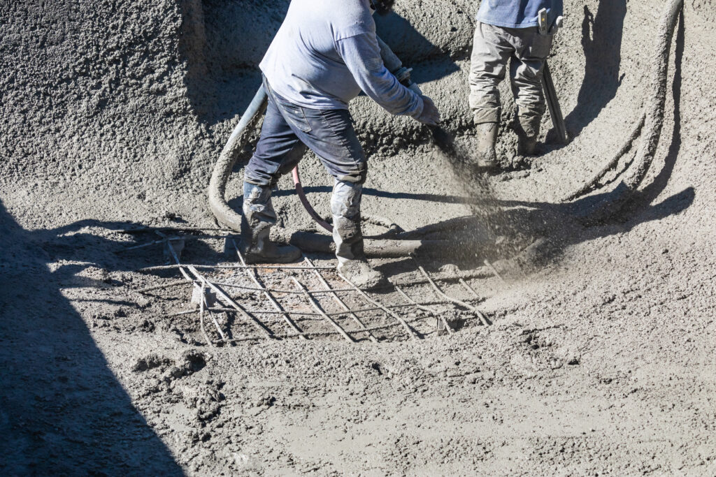 Shotcrete or gunite for pool